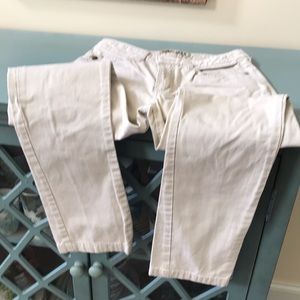 KHAKIS SIZE 5 “BONGO”just wash/wear. GREAT COLOR TAN/BEIGE W 28”length16” across